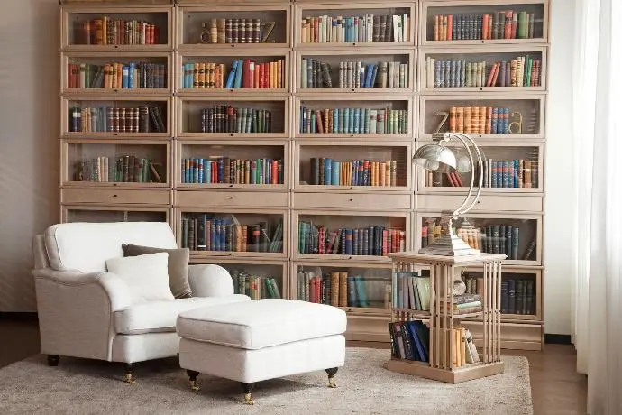 Boknäs kirjahylly woodwash