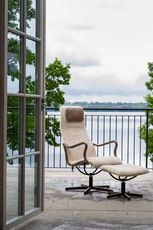 Lepotuoli Chic lampaannahka