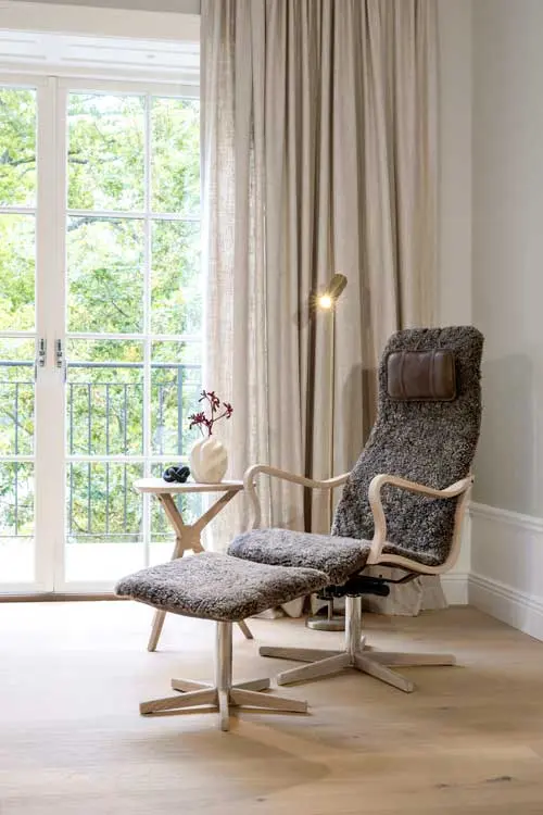 Lepotuoli Chic lampaannahka