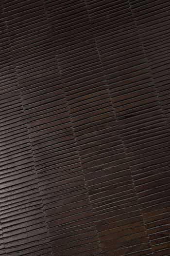 Sohvapöytä Grooves 140 x 110 cm, tiikki