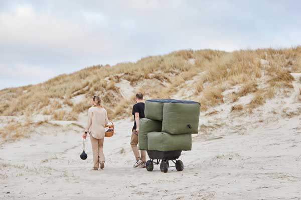 Divaanimoduuli Soft Sofa, Olive