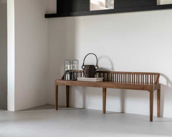 Penkki Spindle 150 x 35 cm, tiikki