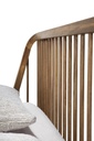 Sänky Spindle 160 cm, teak