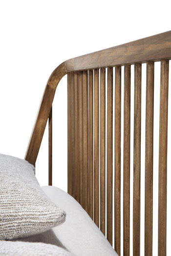 Sänky Spindle 180 cm, teak