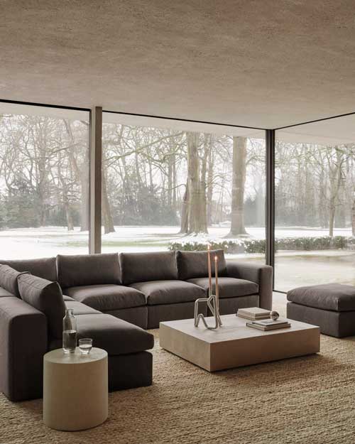 Tyyny Mellow 55 x 55 cm, Granite Eco