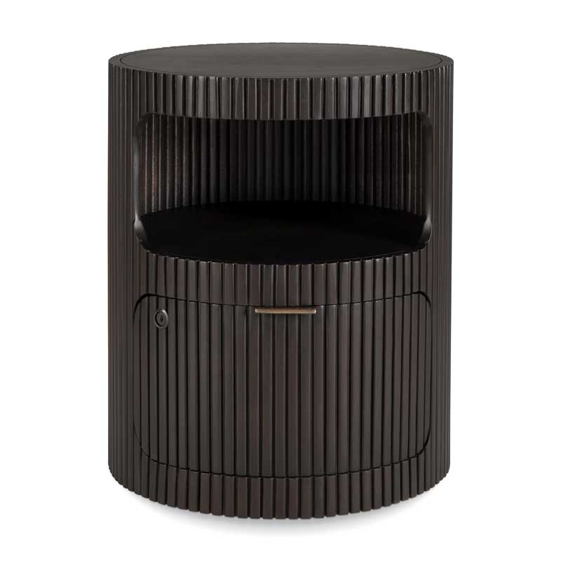 Pyöreä laatikosto Boomerang 45 cm, mahonki