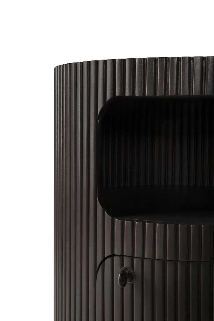 Pyöreä laatikosto Boomerang 45 cm, mahonki