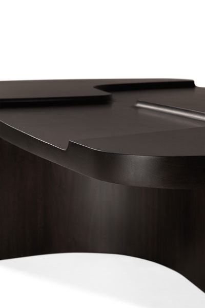 Sohvapöytä Brutalist 143 x 75 cm, mahonki