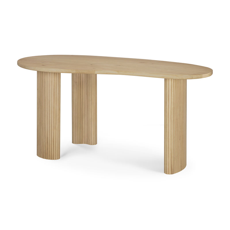 Työpöytä Boomerang 160 x 83 cm, tammi