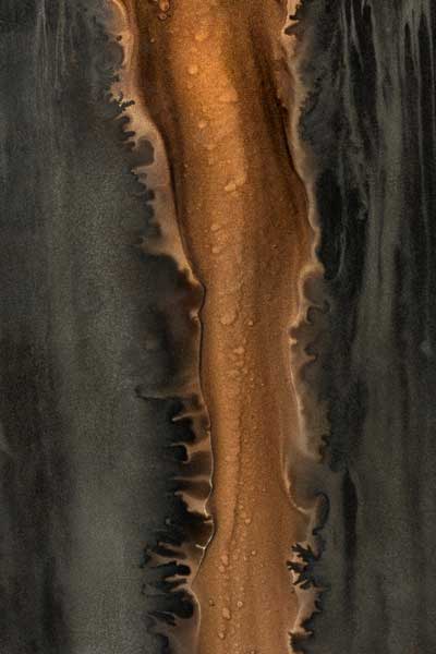 Tarjotin Bronze Organic Glass, rectangular XL