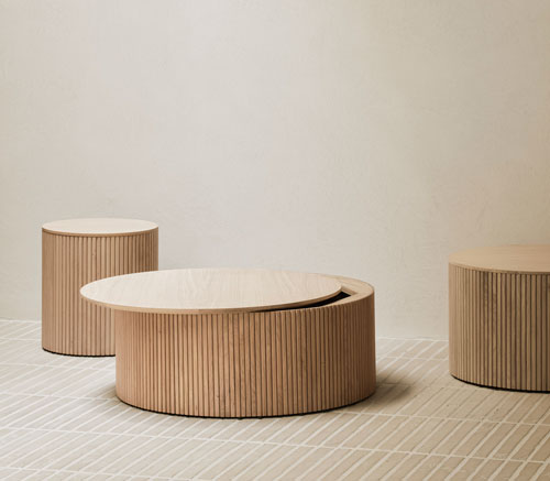 Sohvapöytä Roller Max 60 cm, tammi