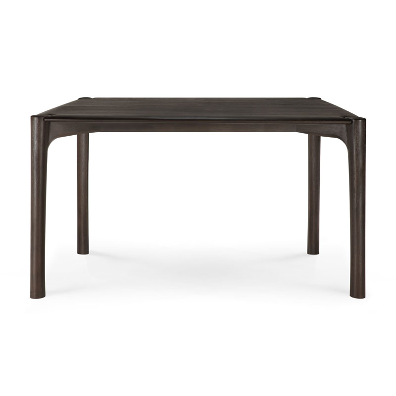 Ruokapöytä PI, tiikki, tummanruskea