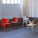 Pehmustettu ruokapöydän tuoli Gesture, valkoinen, Faith