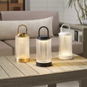 Ladattava pöytävalaisin Tawa, Black, ulkokäyttöön