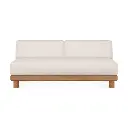 10412_Monocle_outdoor_modular_sofa_2_seater_teak_White_fabric_front_cut_web.webp