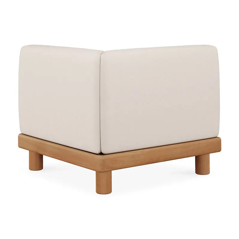 10413_Monocle_outdoor_modular_sofa_end_seater_L_arm_teak_White_fabric_back_cut_web.webp