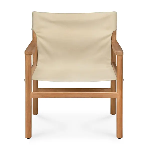 10421_Safari_outdoor_lounge_chair_teak_Dune_fabric_removable_cover_front_cut_web.webp
