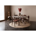Pyöreä ruokapöytä Sydney 140 cm, jatkettava