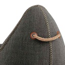 Säkkituoli Cobana + rahi, harmaa