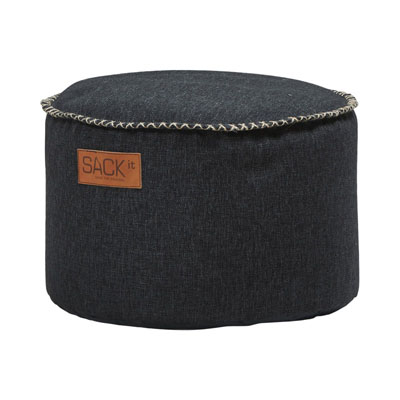 Säkkituoli Cobana + rahi, musta