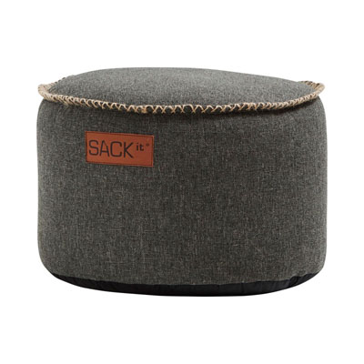 Säkkituoli Cobana + rahi, harmaa