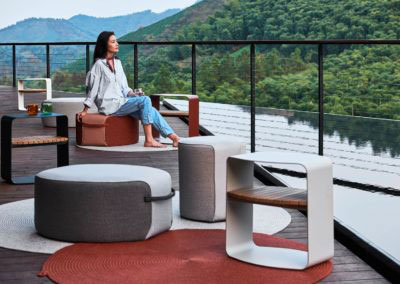 Sivupöytä Mindo 109, Light Grey