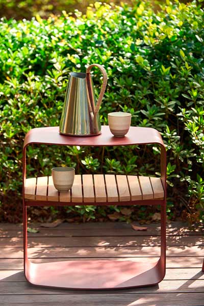 Sivupöytä Mindo 109, Terracotta Red