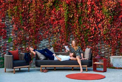 Sivupöytä Mindo 109, Terracotta Red