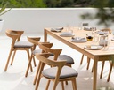 Ruokapöytä Bok Outdoor, tiikki