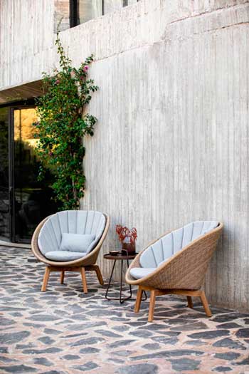 Nojatuoli Peacock, Natural