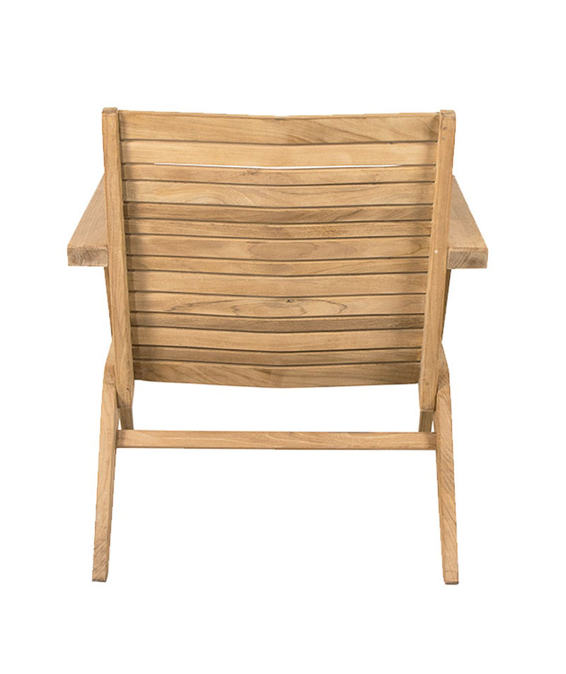 Lepotuoli Flip, tiikki