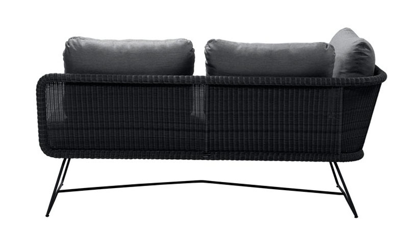 Sohvamoduuli Horizon 2:n istuttava oikea, musta-harmaa