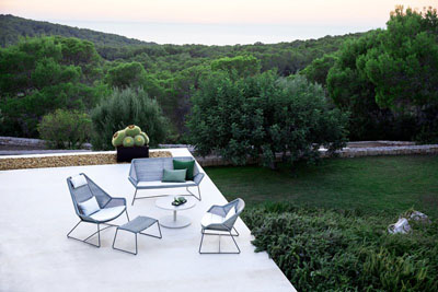 Korkeaselkäinen nojatuoli Breeze, Light Grey