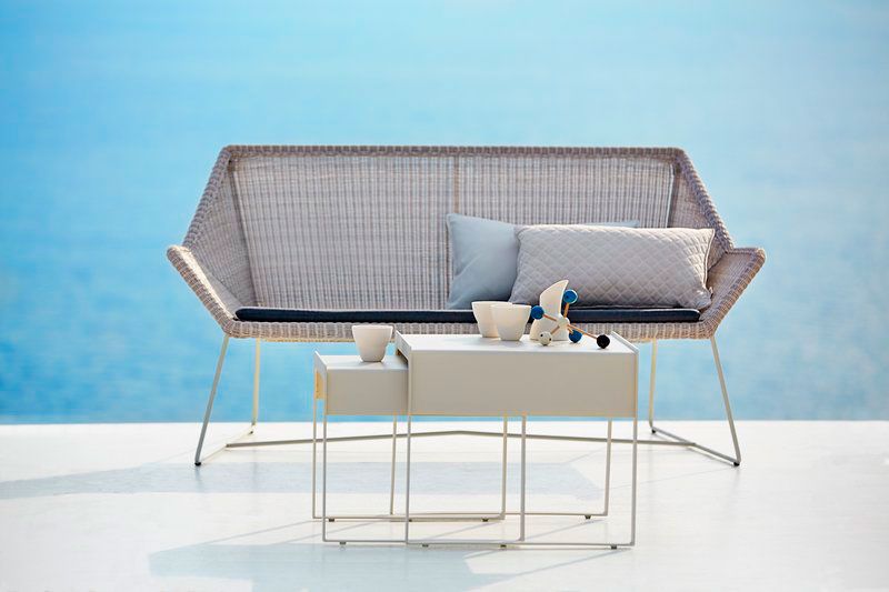 Sohva Breeze 2:n istuttava, White Grey