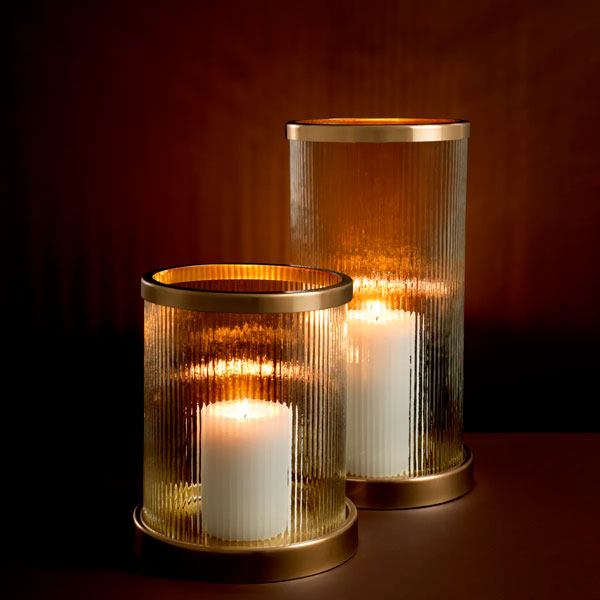 Lyhty Harrington L, Antique Brass