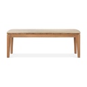 Penkki Bok Outdoor 162 cm, tiikki, pehmusteella