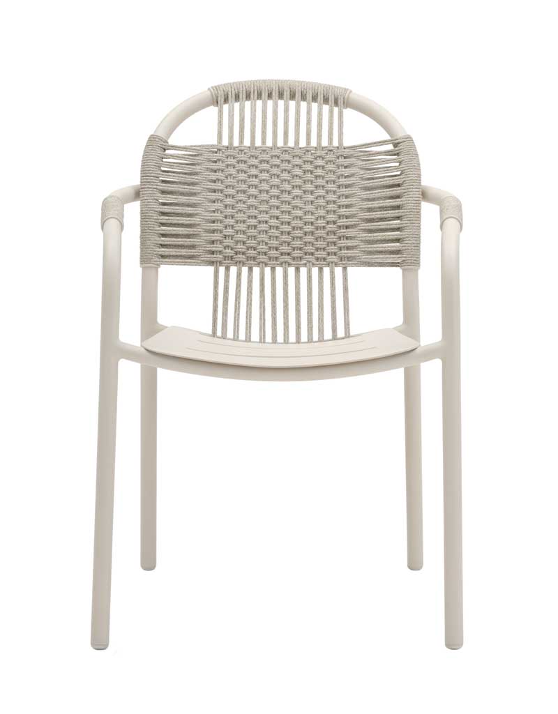 Ruokapöydän tuoli Cleo, Dune White