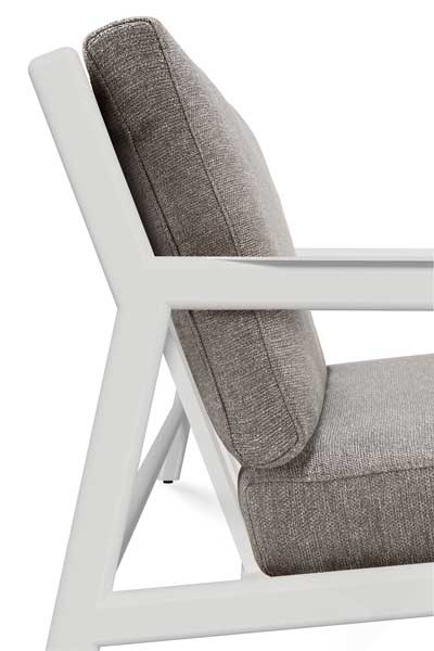 Nojatuoli Jack Outdoor, alumiini, pehmusteella