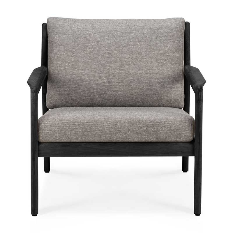 Nojatuoli Jack Outdoor, tiikki, musta, Mocha