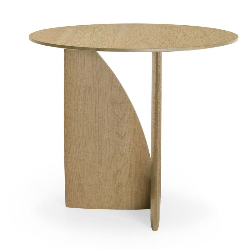 Sivupöytä Oak Geometric 51 cm, tammi