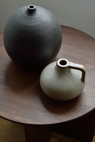 Sivupöytä Teak Geometric 51 cm