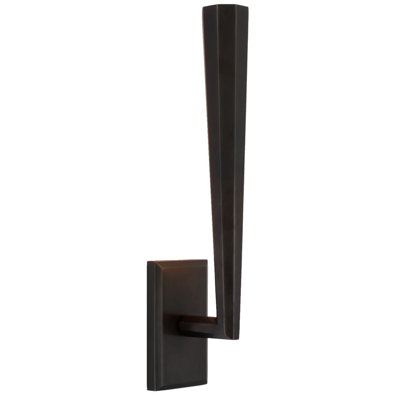 Seinävalaisin Galahad Single Sconce, Bronze