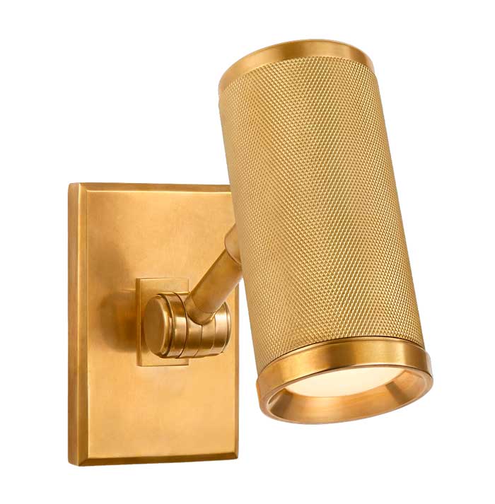 Seinävalaisin Ralph Lauren Barrett Mini Bed Light, Brass