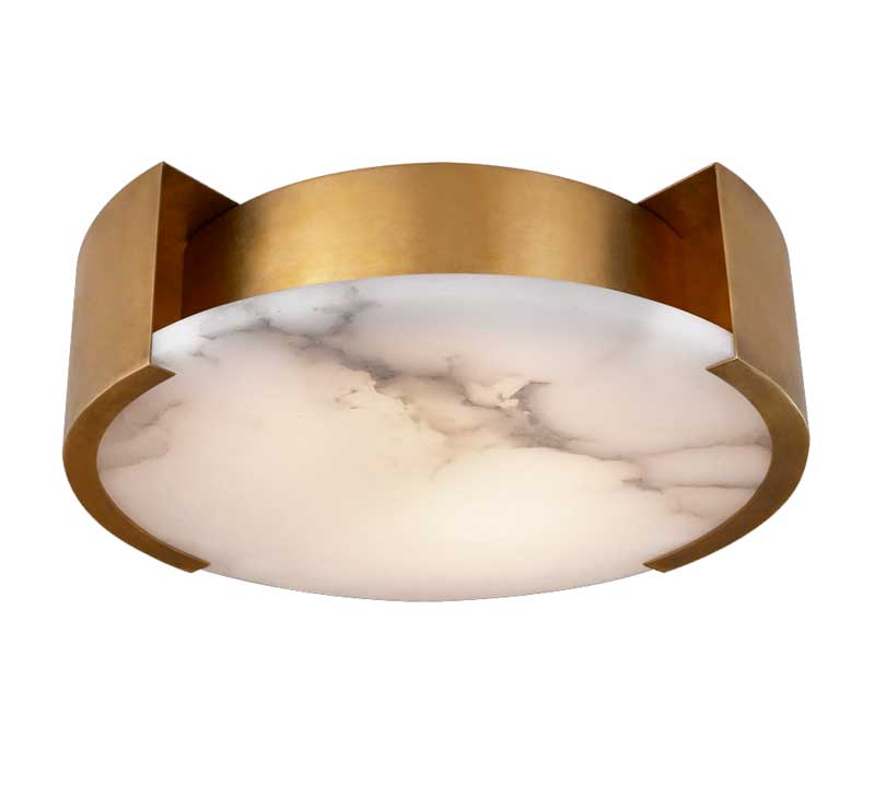 Kattovalaisin Kelly Wearstler Melange Small Flush Mount, Brass