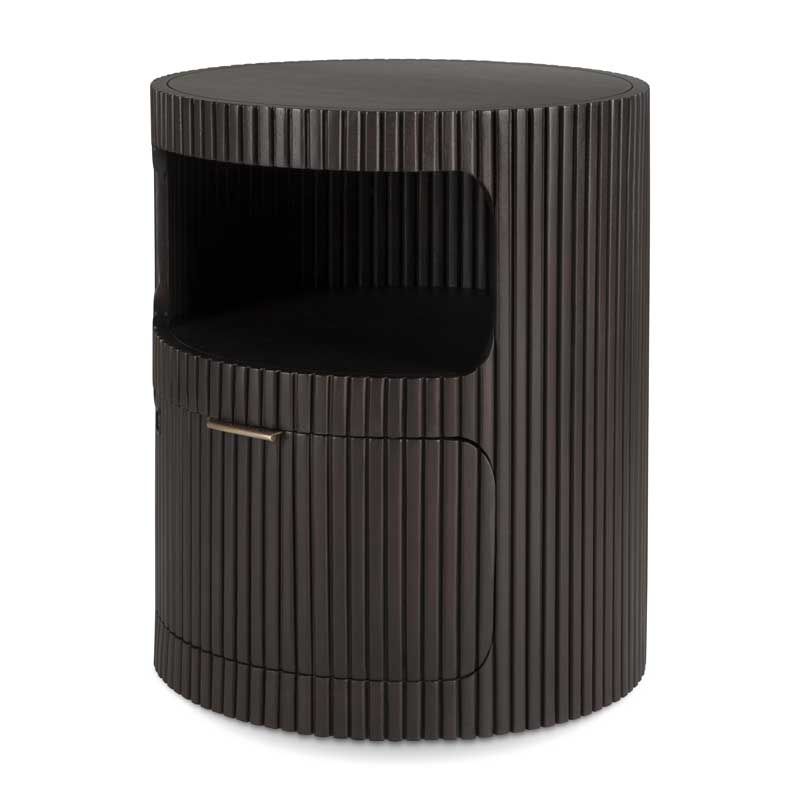 Pyöreä laatikosto Boomerang 45 cm, mahonki