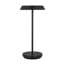 Ladattava pöytävalaisin Tepa, Black, ulkokäyttöön