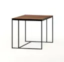Sivupöytä Fibo 45 x 45 cm, Smoked Walnut