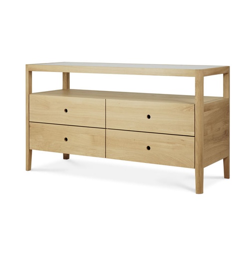 [ETHNI-51250] Lipasto Spindle 150 x 56 cm, tammi