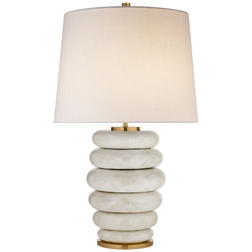 [VCC-KW 3619AWC-L-EU] Pöytävalaisin Kelly Wearstler Phoebe Stacked, White