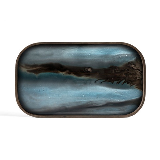 [ETHNI-20547] Tarjotin Slate Organic Glass, rectangular XL